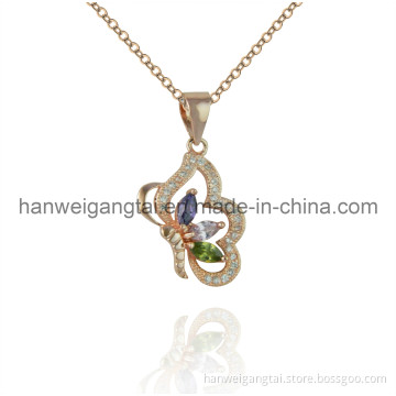 Silver Pendant, Charm Rhinestone Silver Pendant